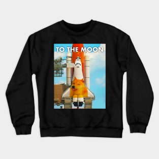 To The moon Crewneck Sweatshirt